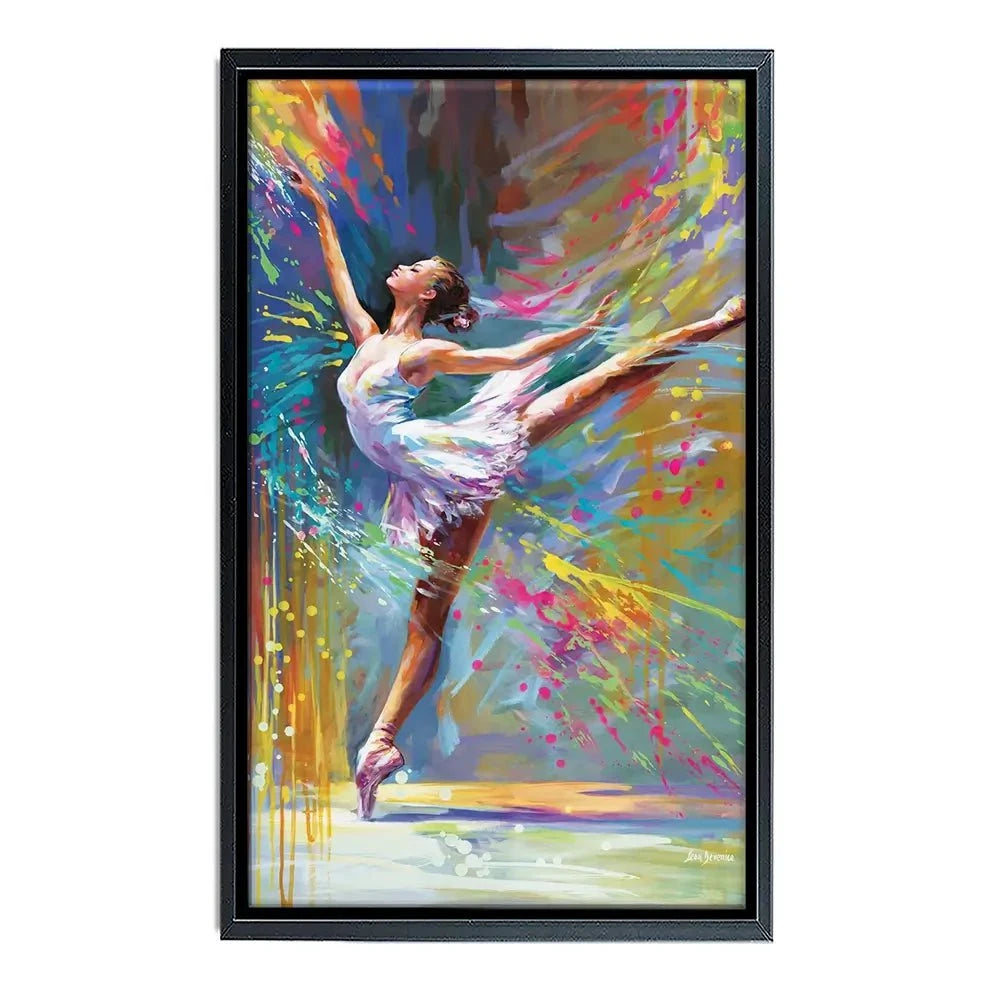 Ballerinas Moment Of Magic Canvas Print