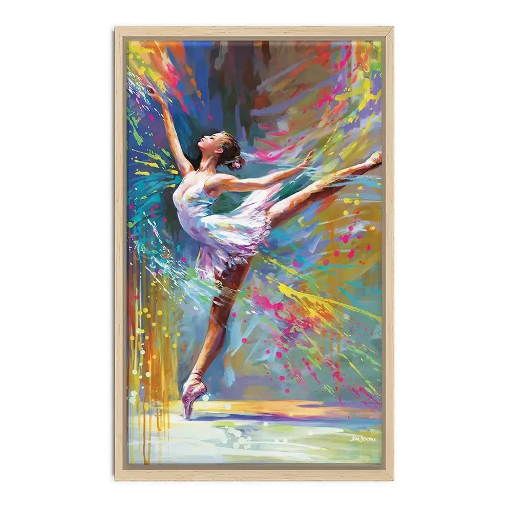 Ballerinas Moment Of Magic Canvas Print