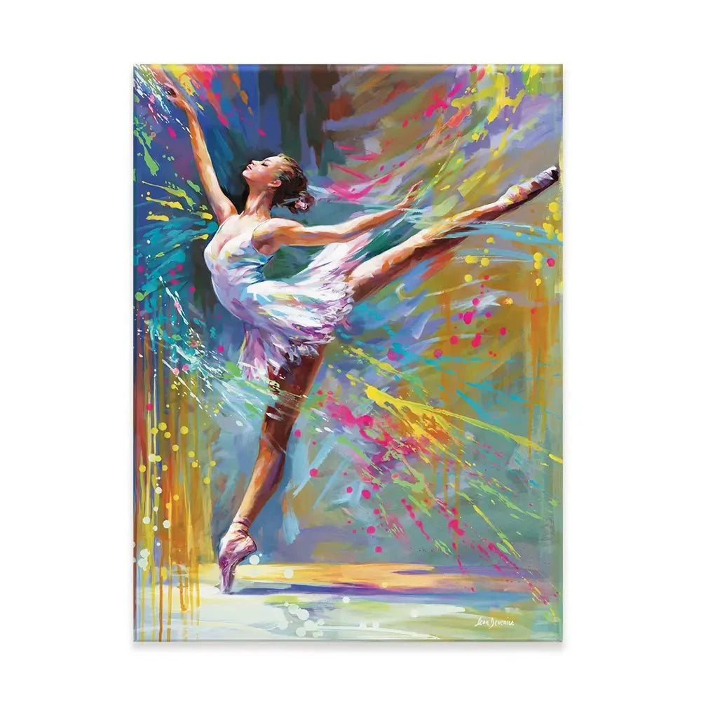Ballerinas Moment Of Magic Canvas Print
