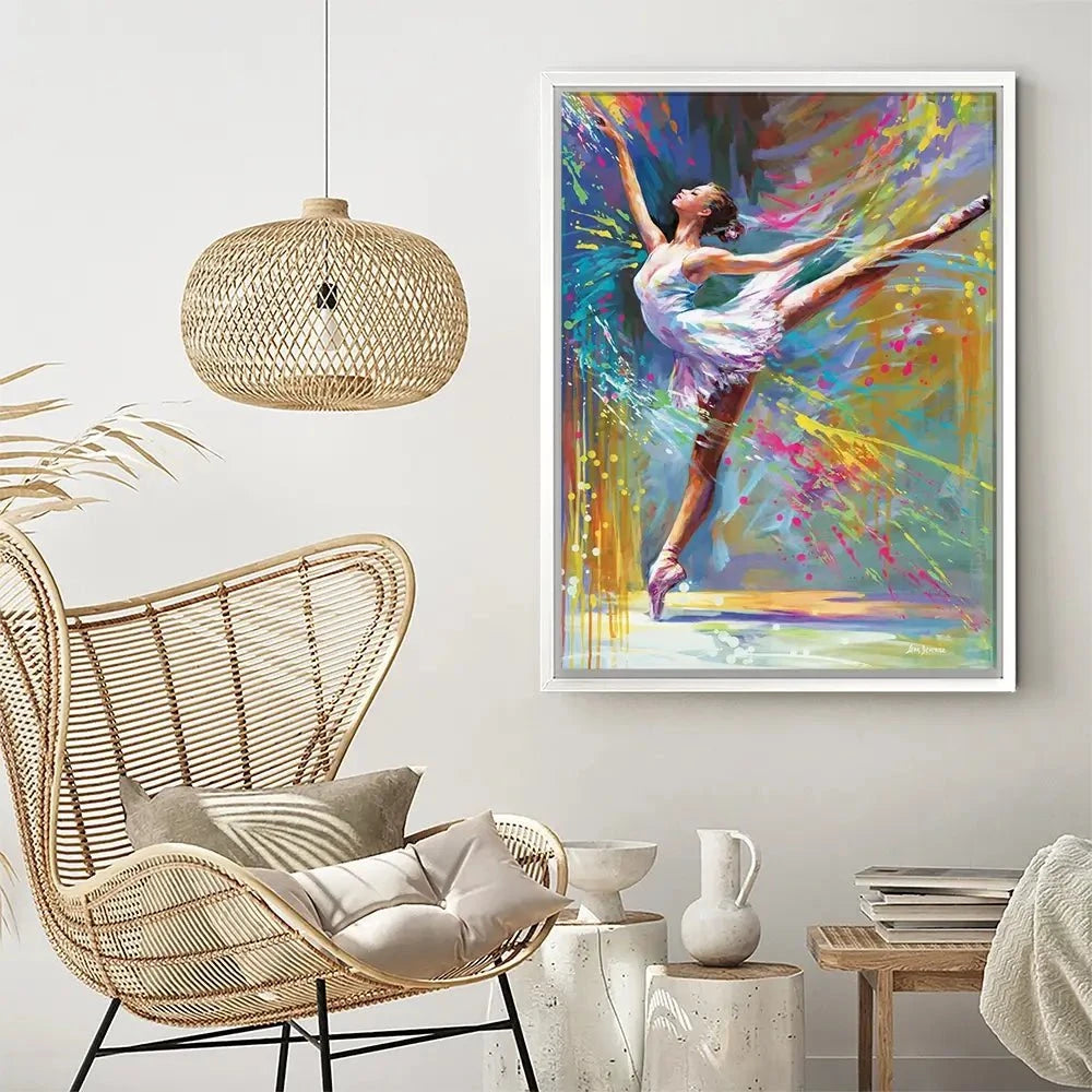 Ballerinas Moment Of Magic Canvas Print