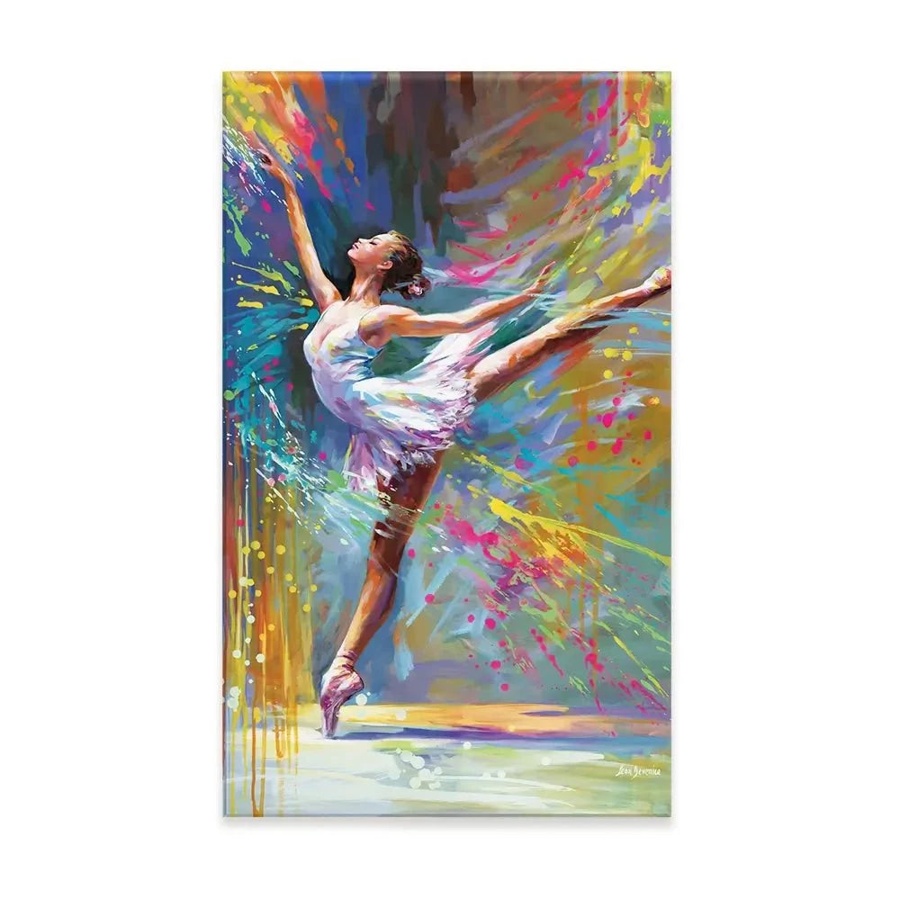 Ballerinas Moment Of Magic Canvas Print