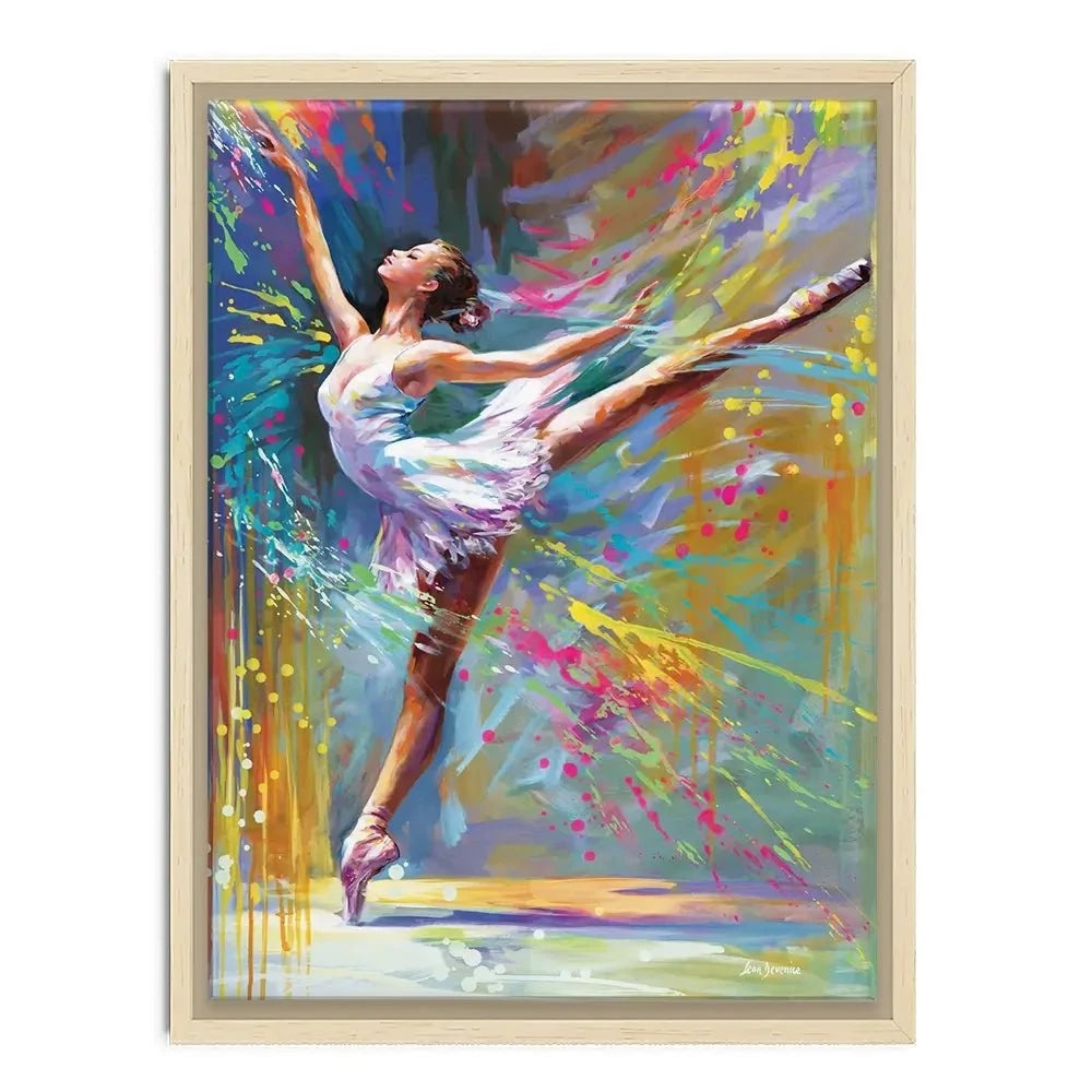 Ballerinas Moment Of Magic Canvas Print