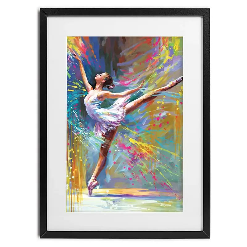 Ballerinas Moment Of Magic Framed Art Print