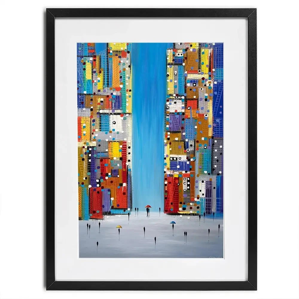 Day In The City Framed Art Print