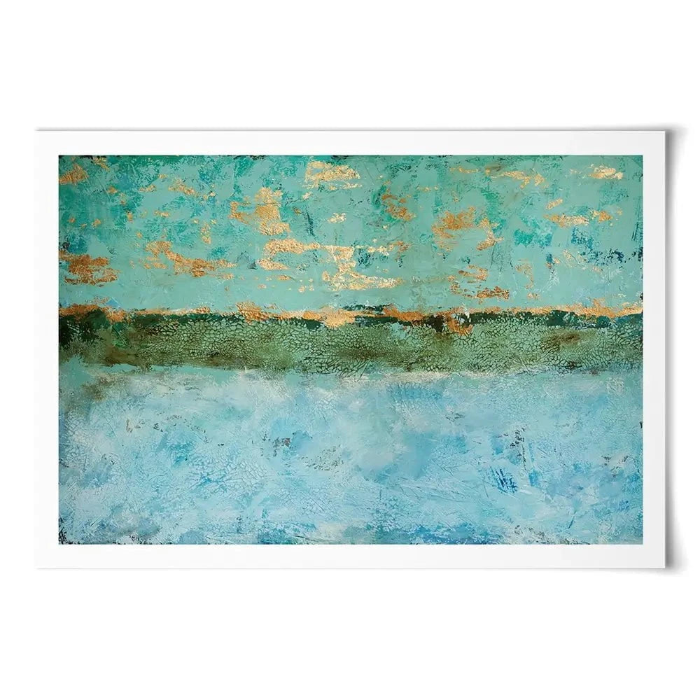 It's A Blue Green Thing Art Print
