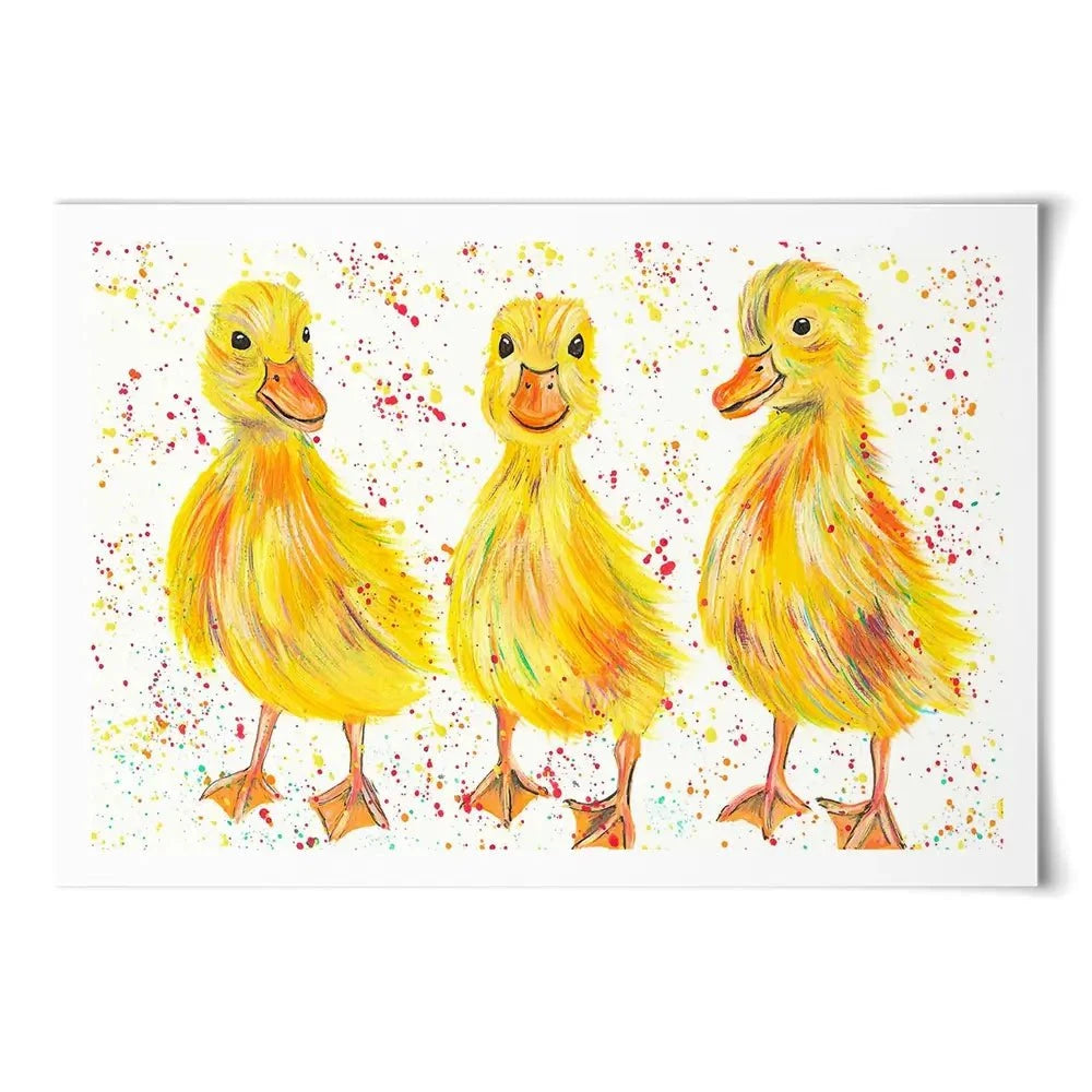 Ducklings Art Print