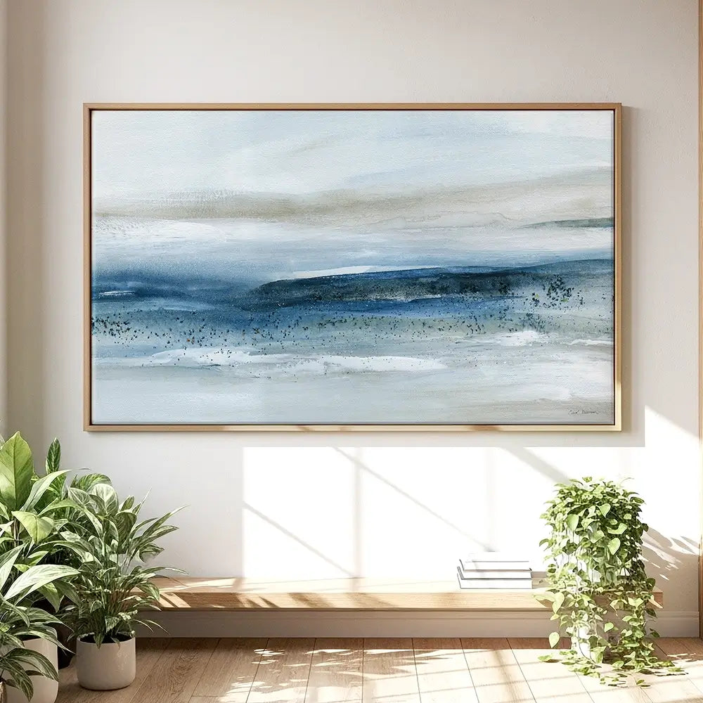 Pebbled Beach Oversized Canvas Print