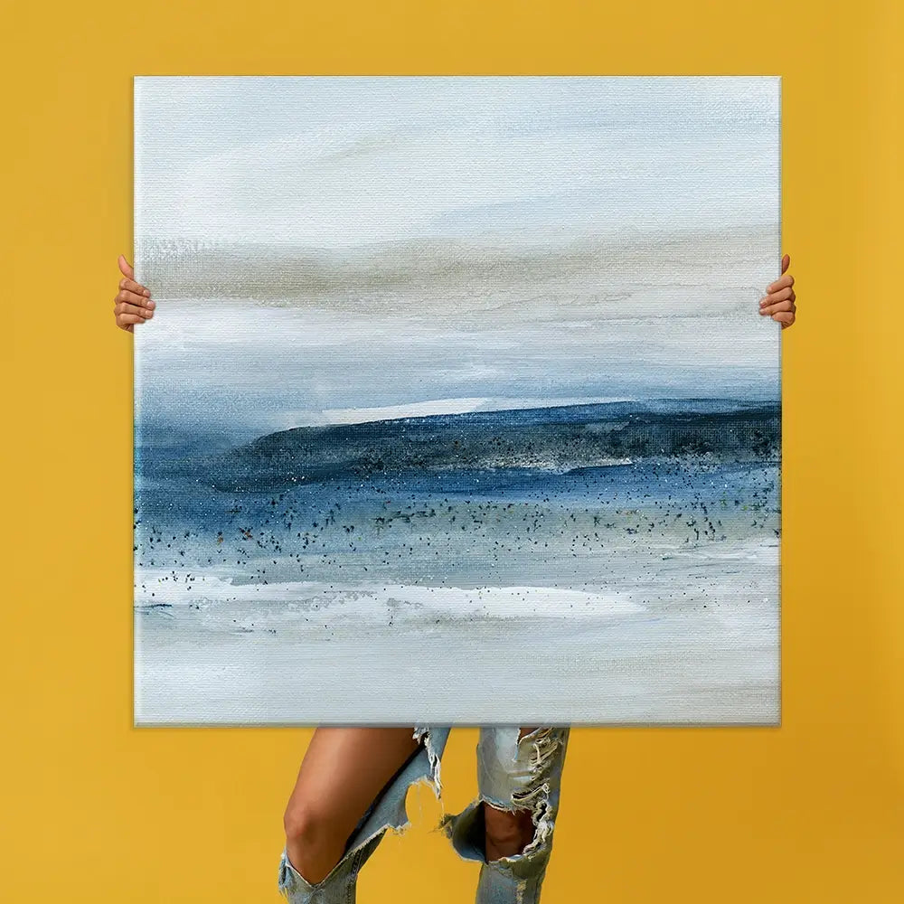 Pebbled Beach Oversized Canvas Print