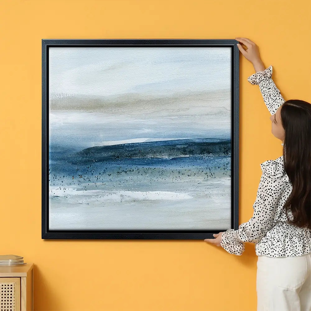 Pebbled Beach Oversized Canvas Print