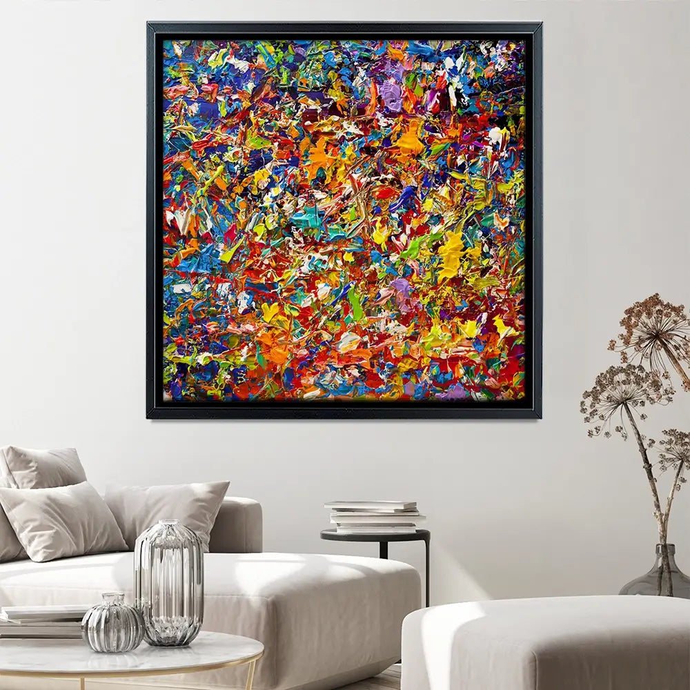 20 Million Things To Do Square Canvas Print 20 Million Things To Do Square Canvas Print wall art product Osnat Tzadok