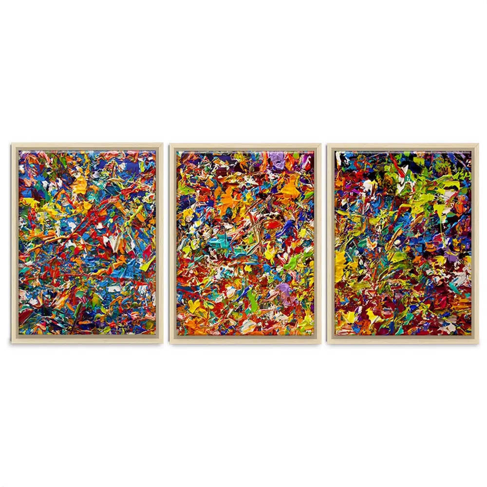 20 Million Things To Do Trio Canvas Print 20 Million Things To Do Trio Canvas Print | Trio Canvas wall art product Osnat Tzadok