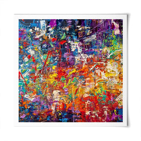 20 More Million Things To Do Square Art Print 20 More Million Things To Do Square Art Print wall art product Osnat Tzadok
