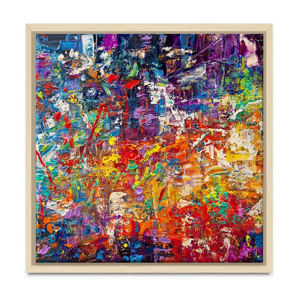 20 More Million Things To Do Square Canvas Print 20 More Million Things To Do Square Canvas Print wall art product Osnat Tzadok