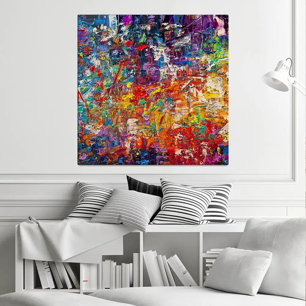 20 More Million Things To Do Square Canvas Print 20 More Million Things To Do Square Canvas Print wall art product Osnat Tzadok