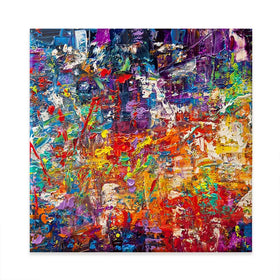 20 More Million Things To Do Square Canvas Print 20 More Million Things To Do Square Canvas Print wall art product Osnat Tzadok