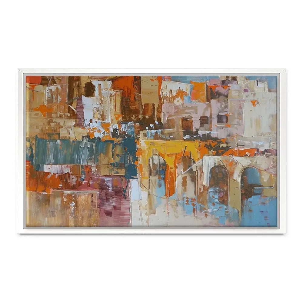 Cityscape View Canvas Print