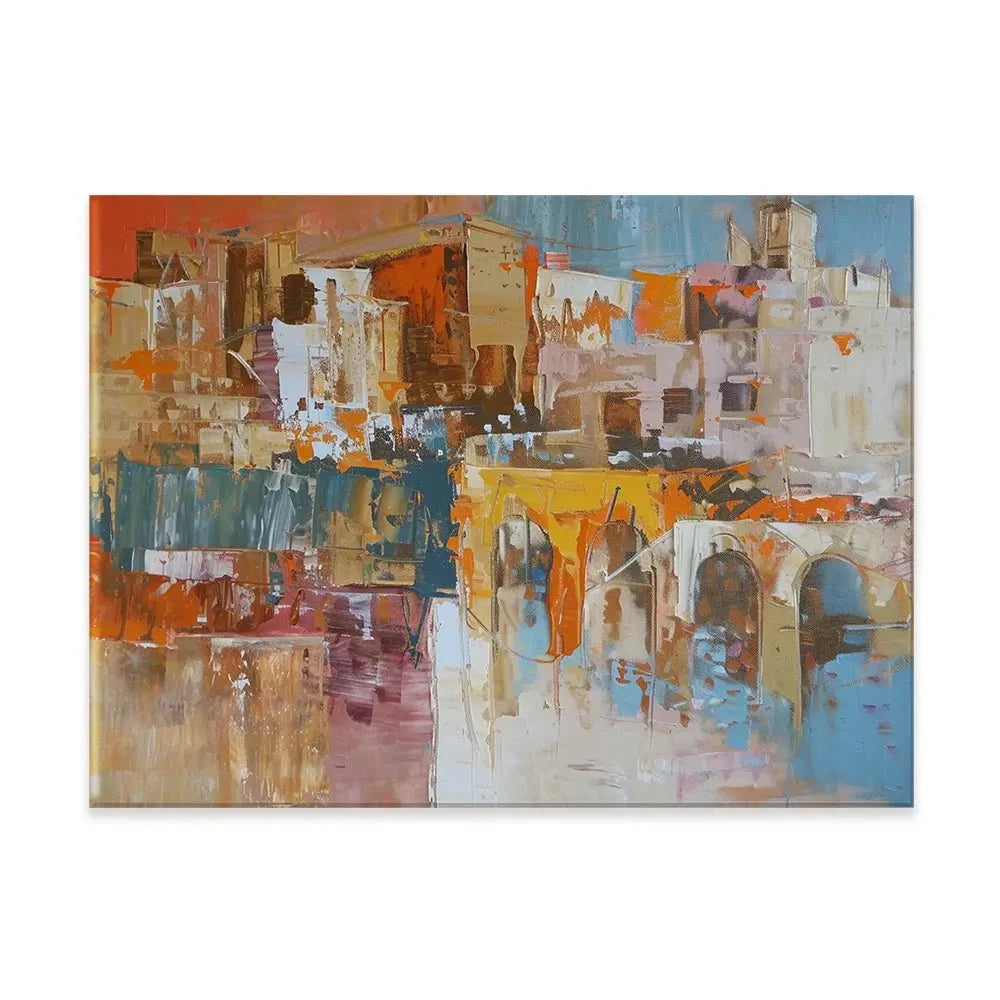 Cityscape View Canvas Print