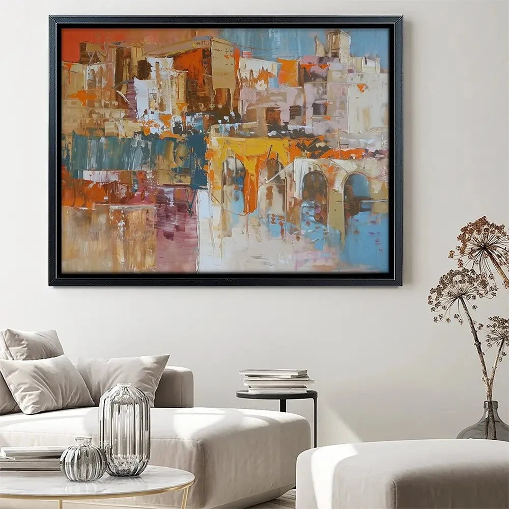 Cityscape View Canvas Print