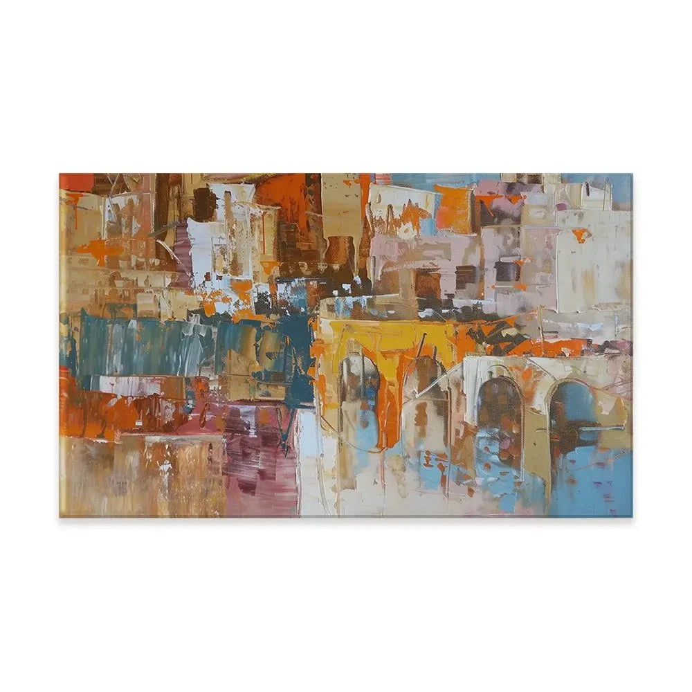 Cityscape View Canvas Print