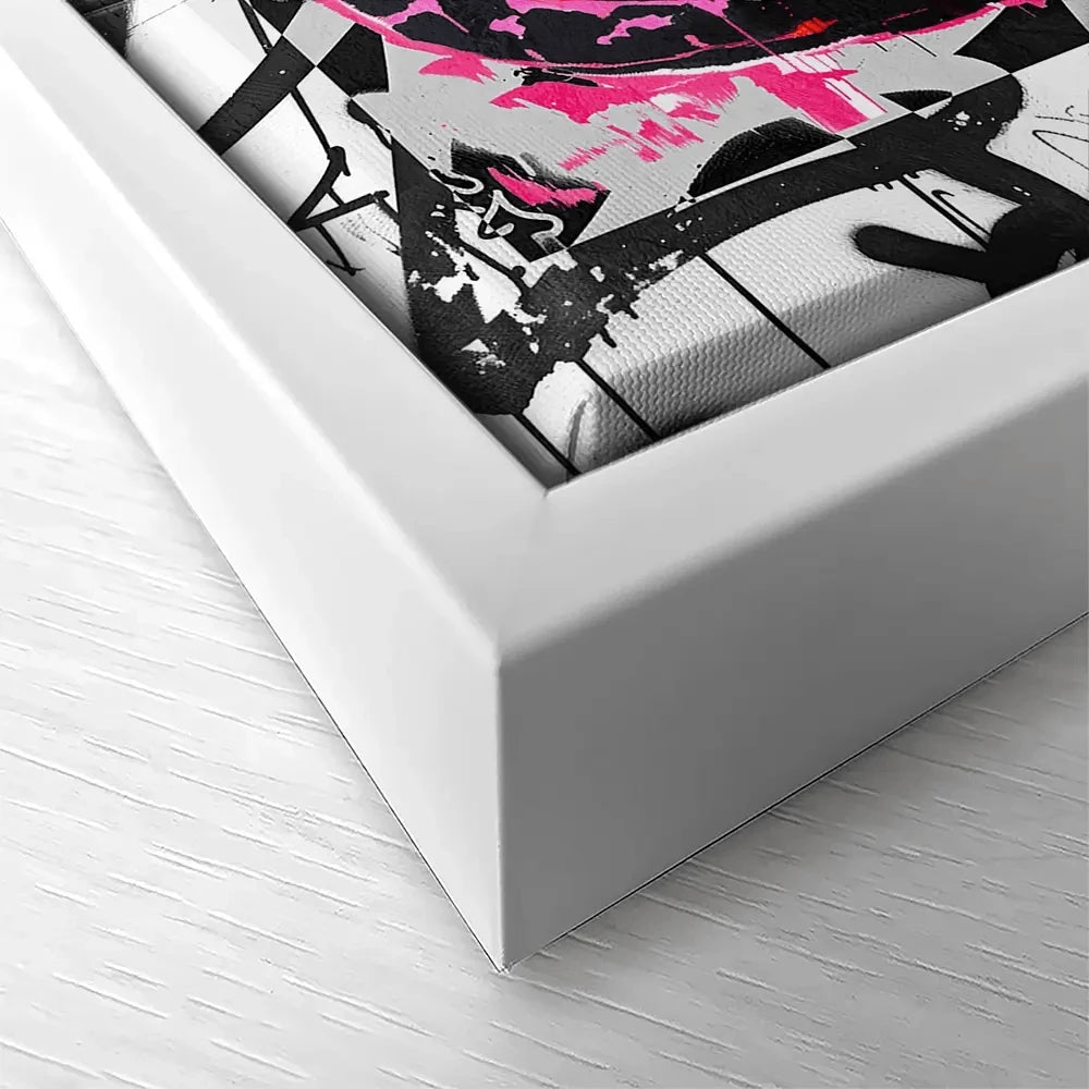 Pink Leopard Canvas Print