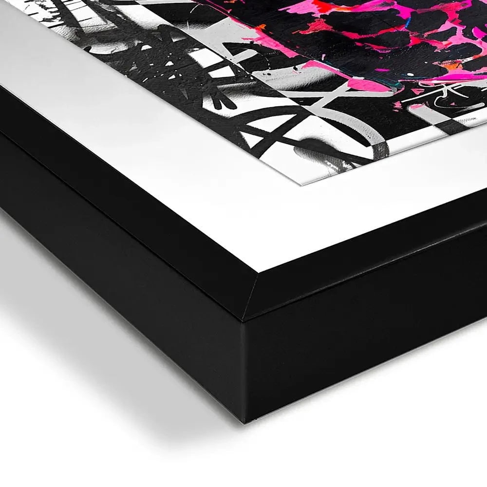 Pink Leopard Framed Art Print
