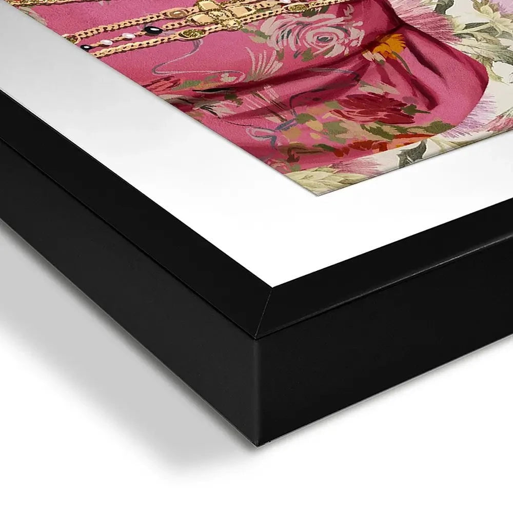 Upmarket Giraffe Framed Art Print