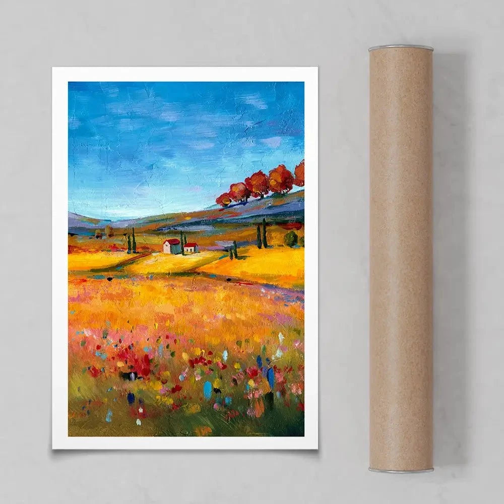 Village Landscape Art Print