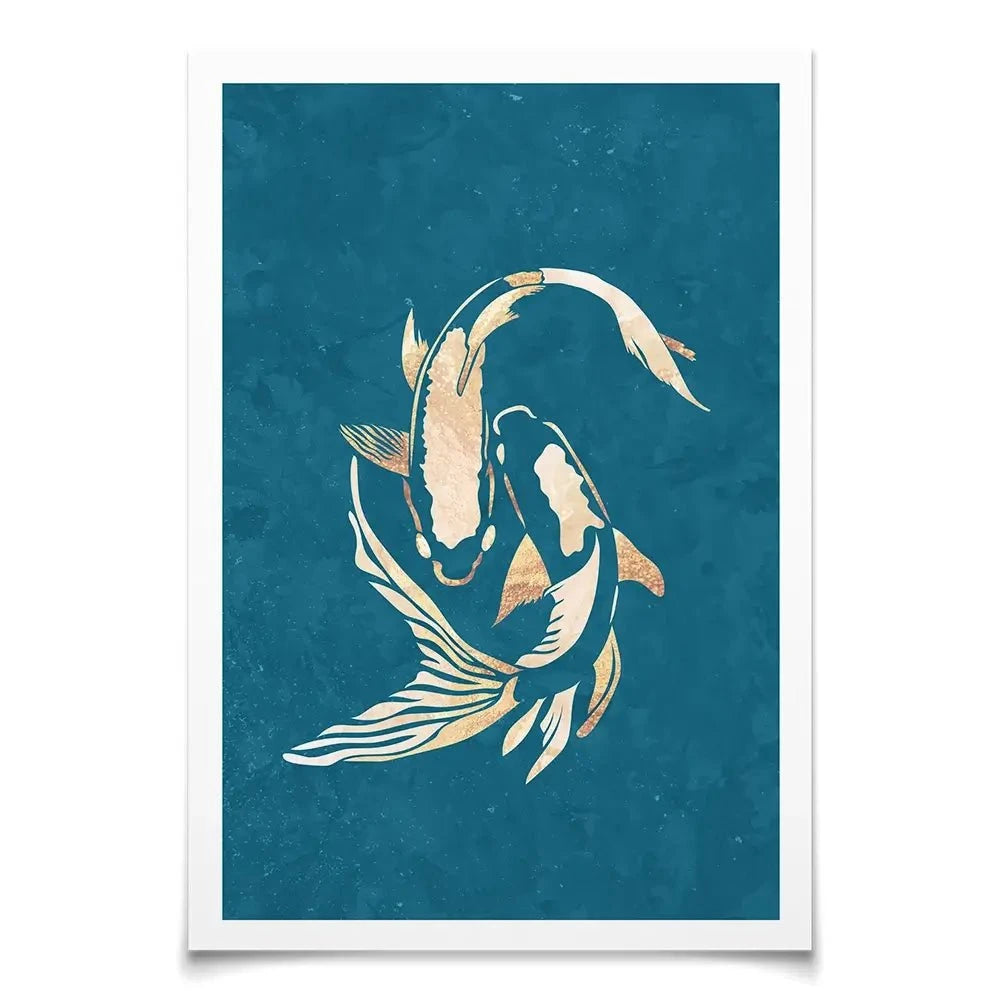 Cool Koi Art Print
