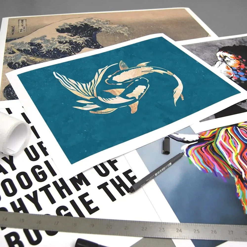 Cool Koi Art Print