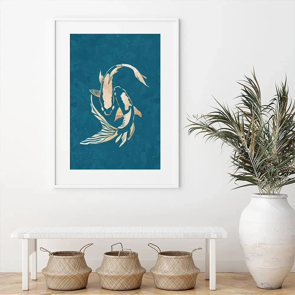 Cool Koi Framed Art Print