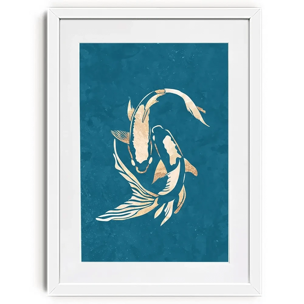Cool Koi Framed Art Print