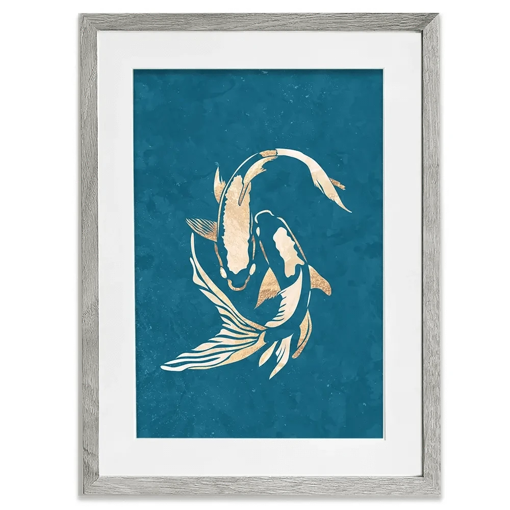Cool Koi Framed Art Print