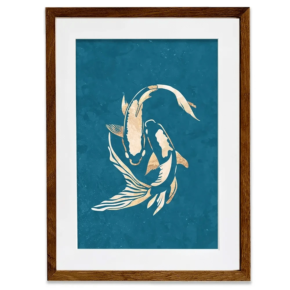 Cool Koi Framed Art Print