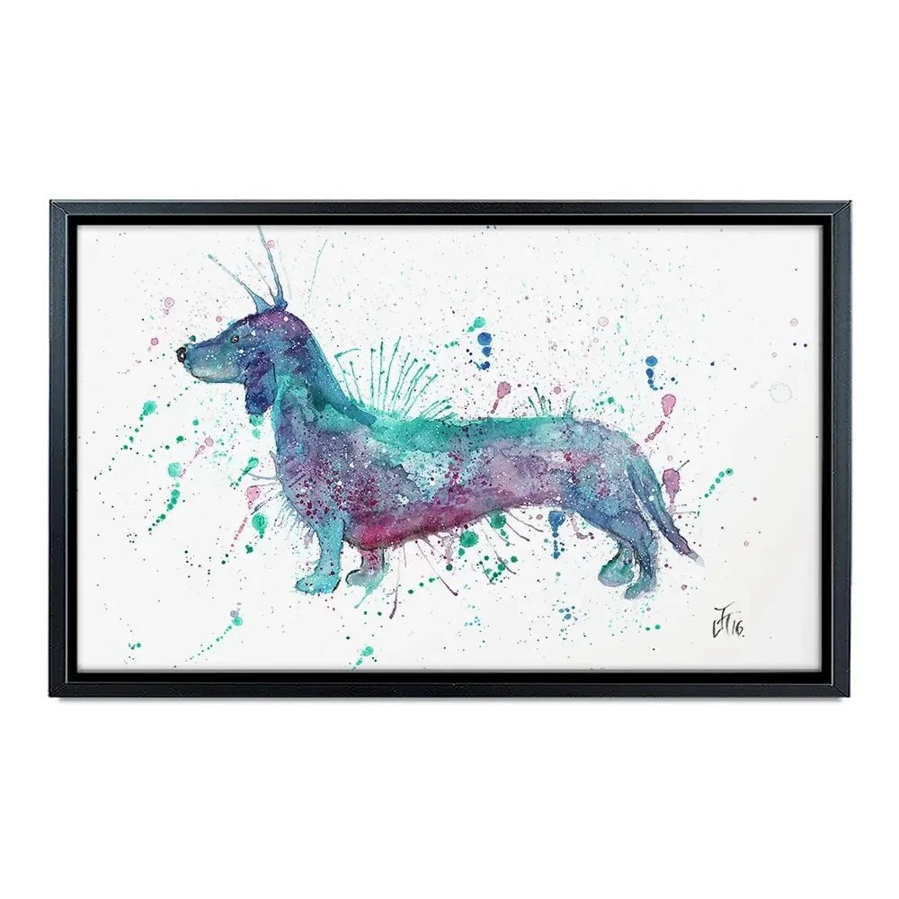 Mr Sausage Dog Canvas Print