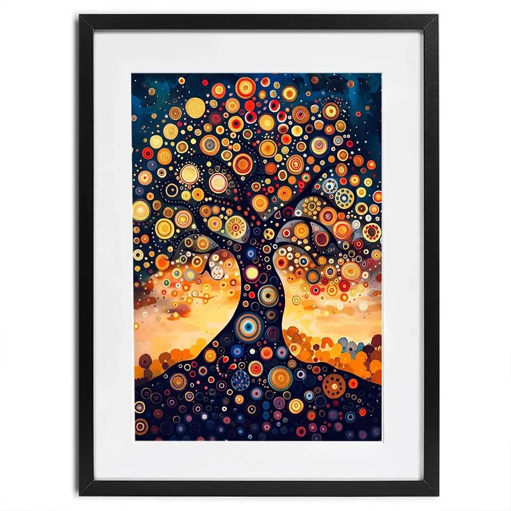 Dark Tree Framed Art Print
