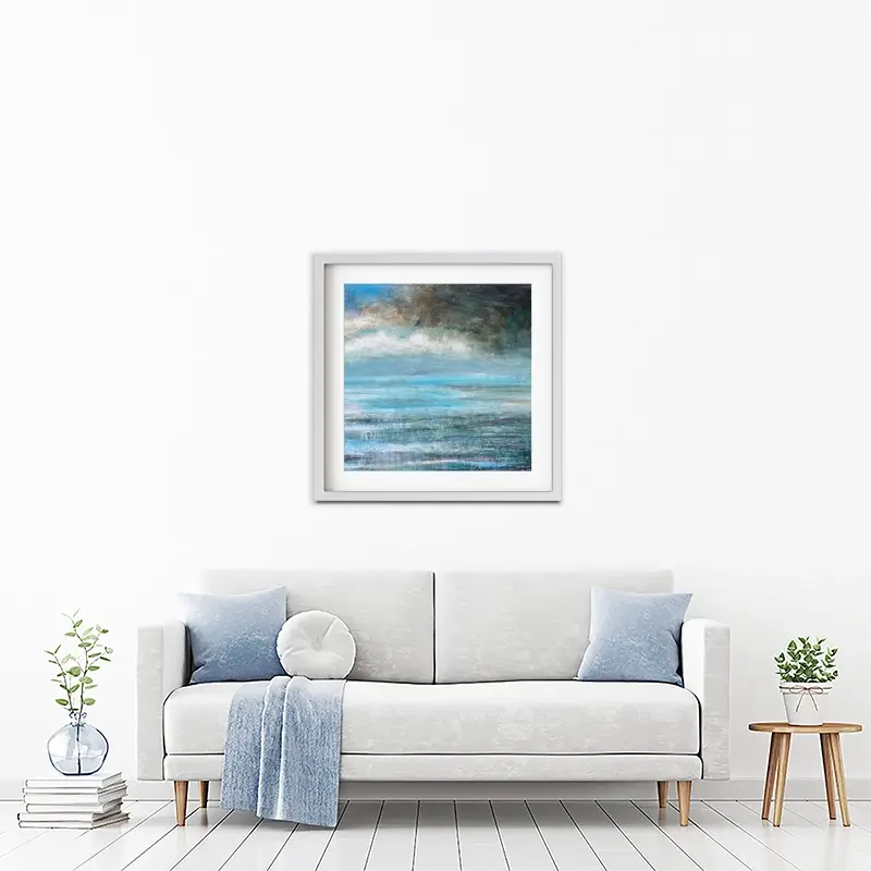 Blue Calm Framed Art Print