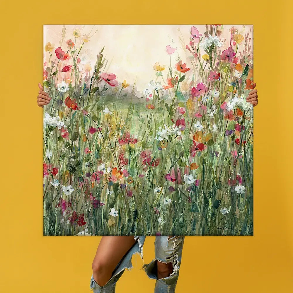 Spring In Full Bloom Oversized Square Canvas Print