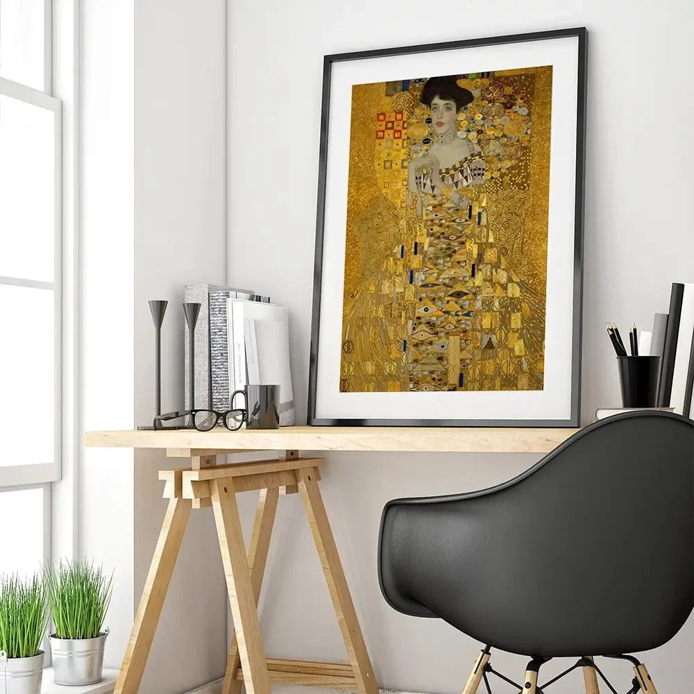 Portrait Of Adele Framed Art Print