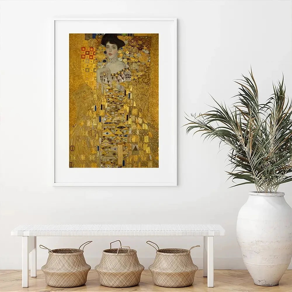 Portrait Of Adele Framed Art Print