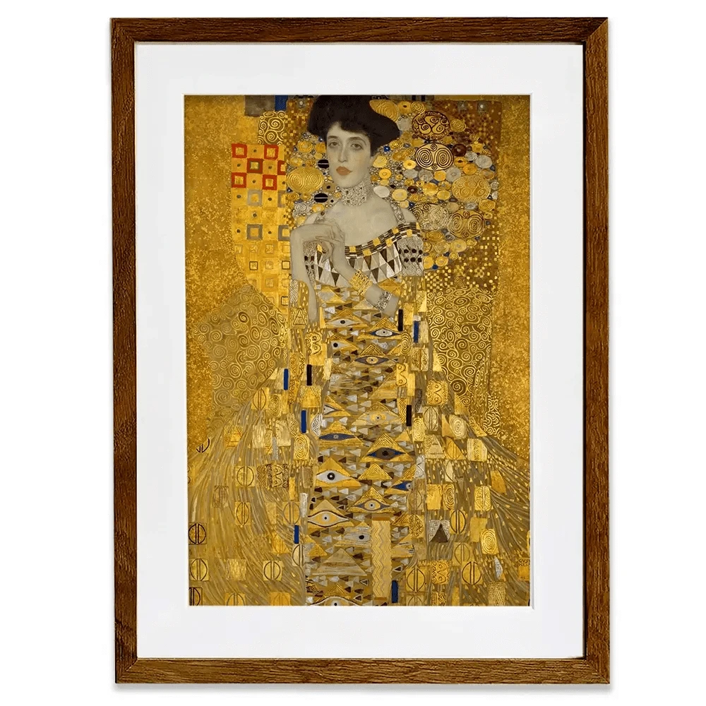 Portrait Of Adele Framed Art Print