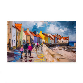 Coastal Path Oversized Canvas Print