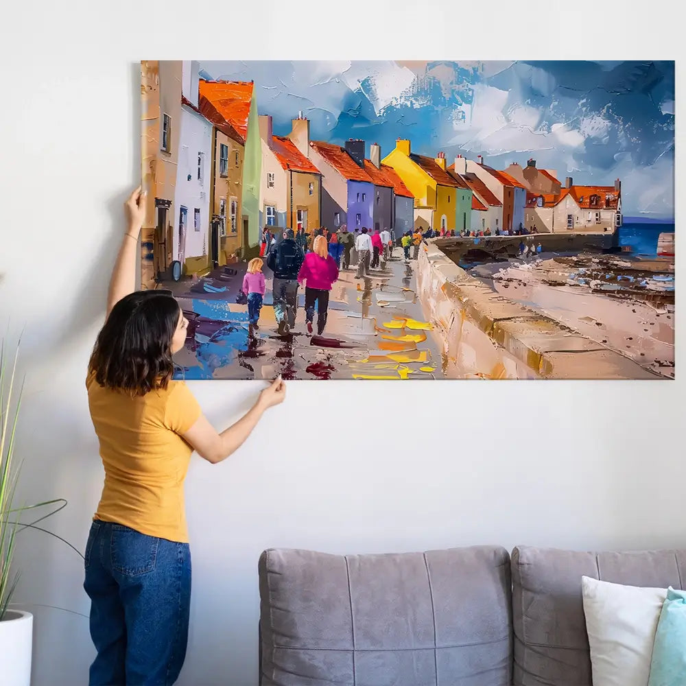 Coastal Path Oversized Canvas Print