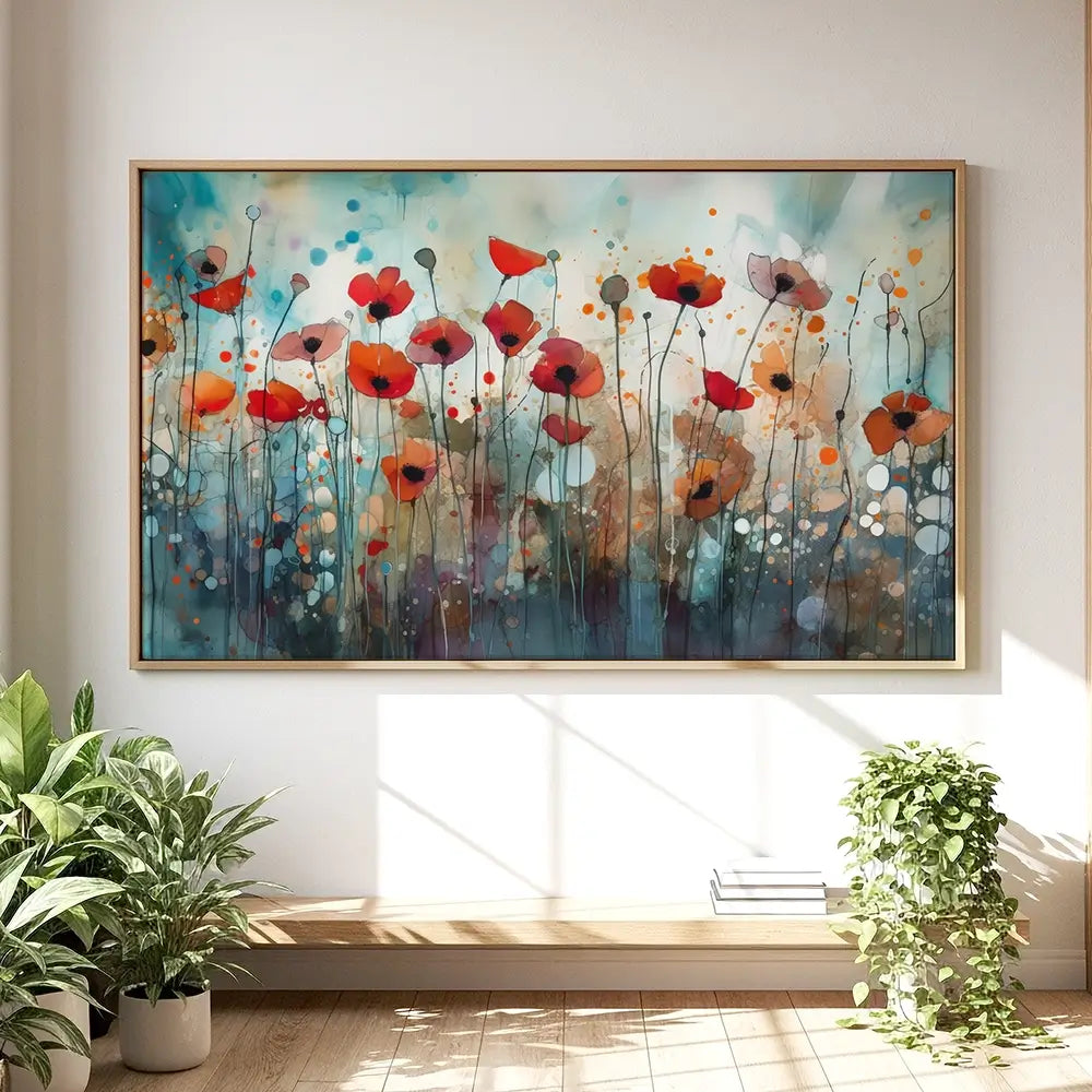 Poppies Oversized Canvas Print