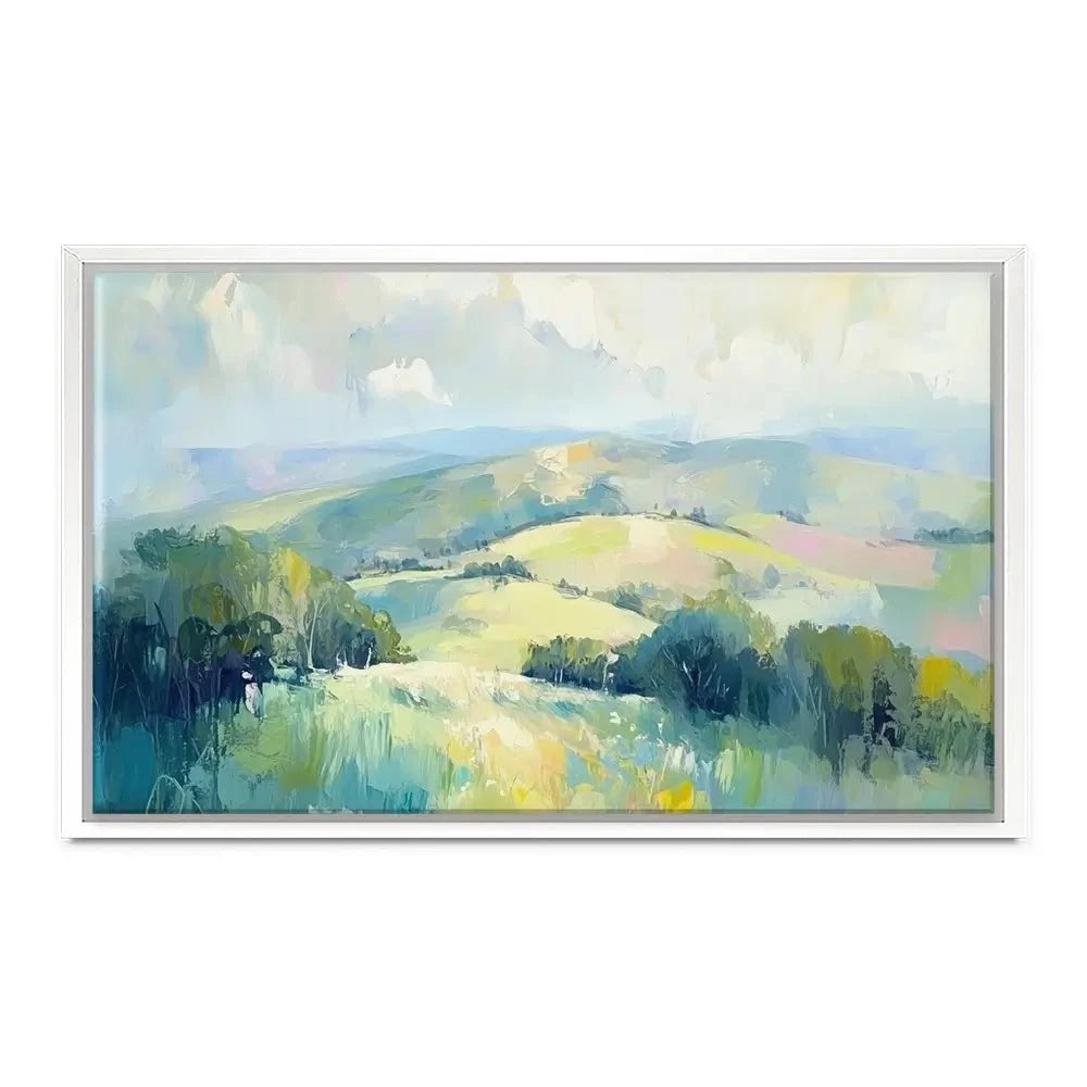 Green Hills Canvas Print