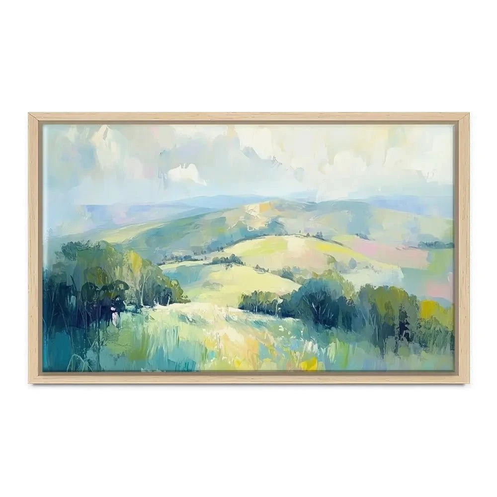 Green Hills Canvas Print