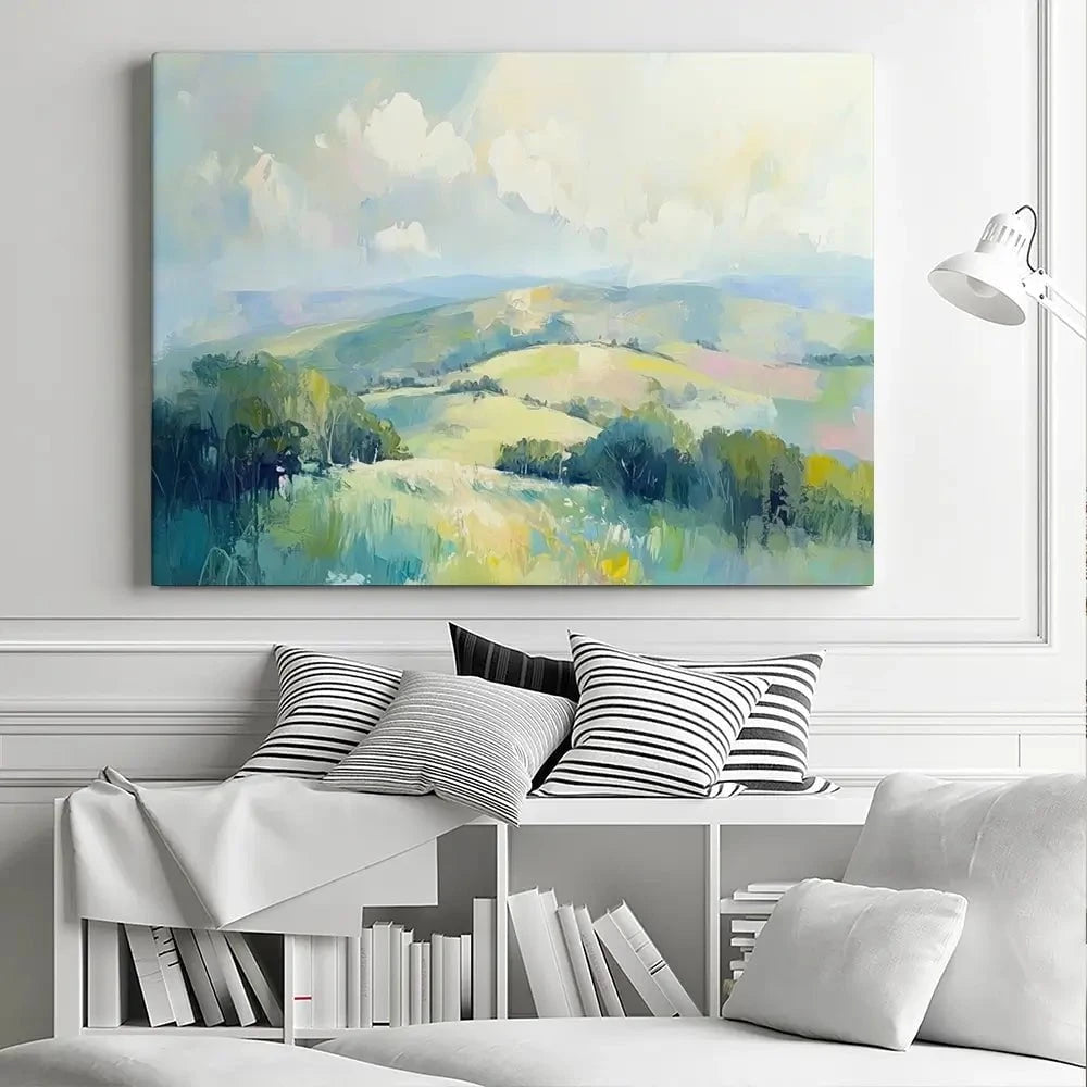 Green Hills Canvas Print