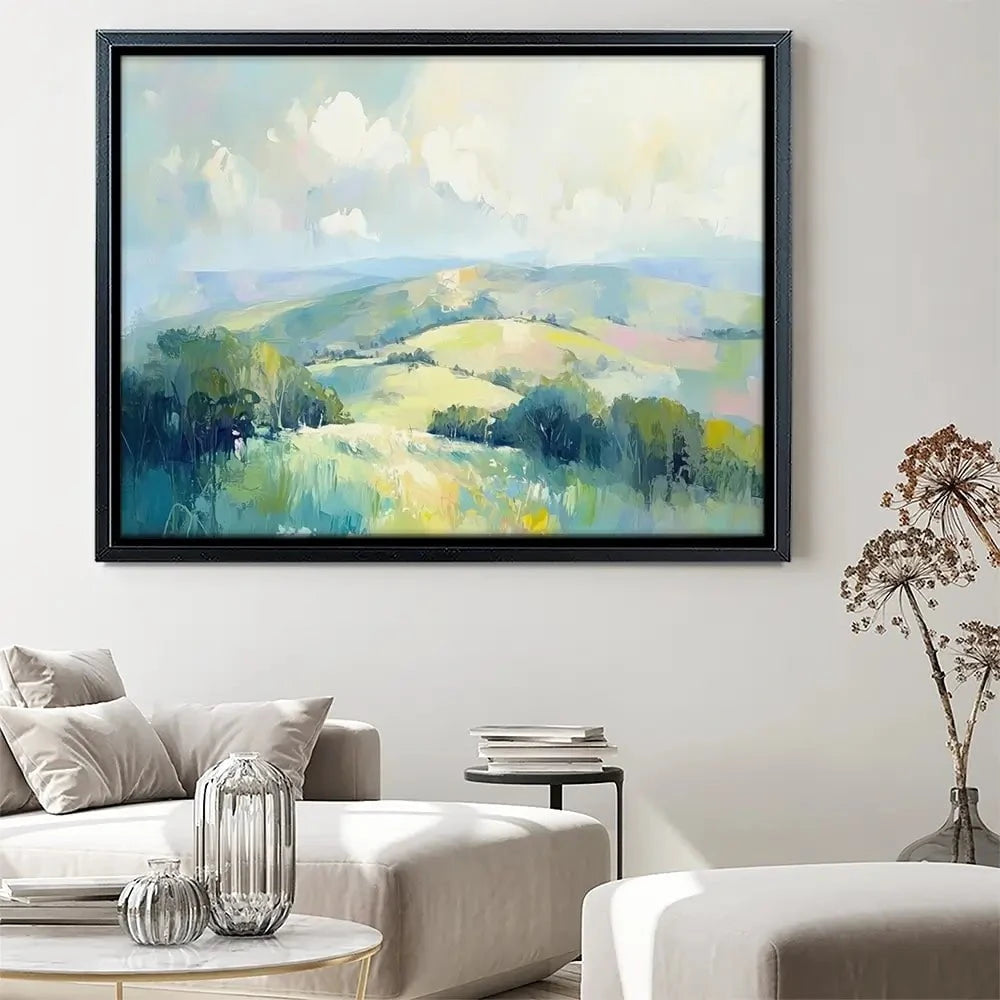 Green Hills Canvas Print