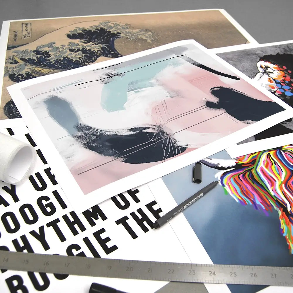 Minimalist Blush Pink Art Print