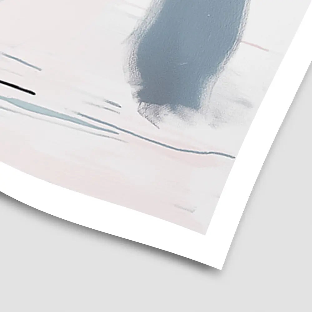 Minimalist Blush Pink Art Print