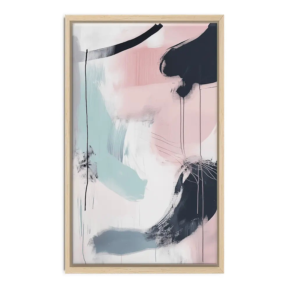 Minimalist Blush Pink Canvas Print